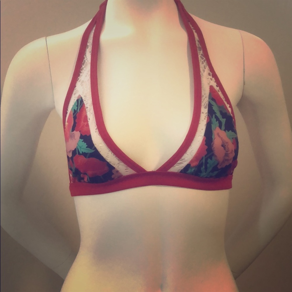 ALL SWIM MUST GO! Floral bikini top for sale